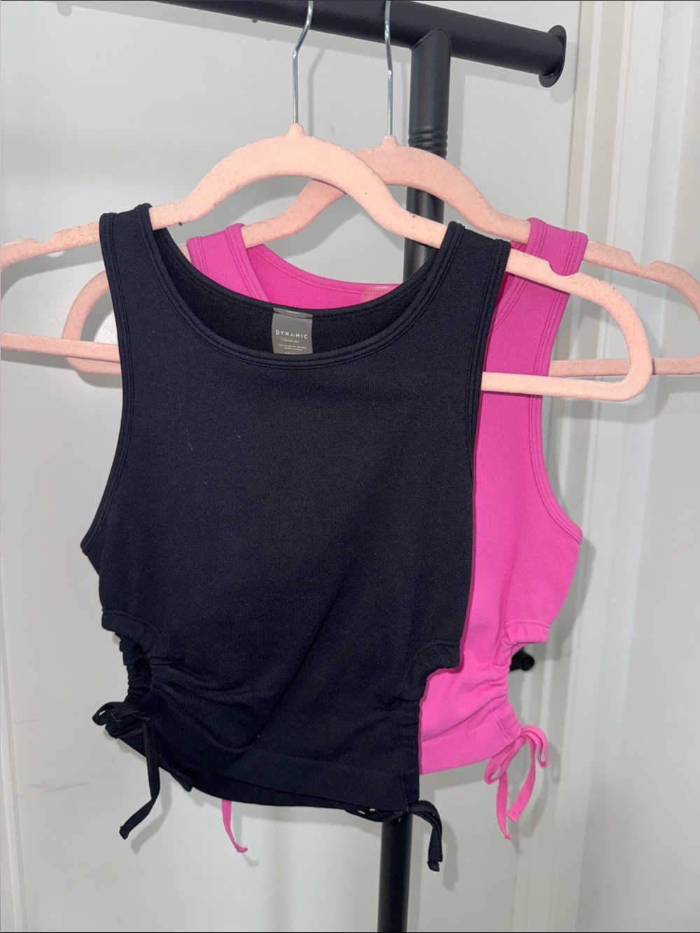 Ribbed Drawstring Tank Tops (Bundle of 2)